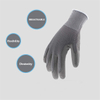 Polyurethane Coated Polyester Work Gloves