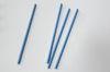 Colorful striped disposable paper straw